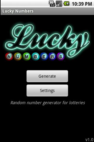 Lucky Numbers