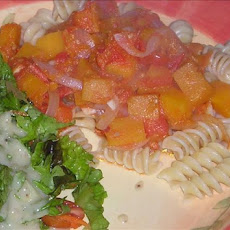 Pasta With Winter Squash and Tomatoes
