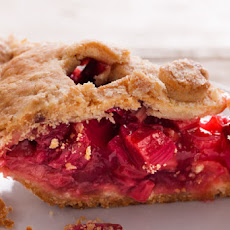 Strawberry-Rhubarb Pie with Sour Cream Crust Recipe