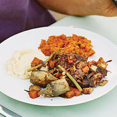 Wine-braised Short Ribs with Parsnips, Carrots, and Artichokes