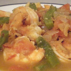 Shrimp in Green Bean Sauce