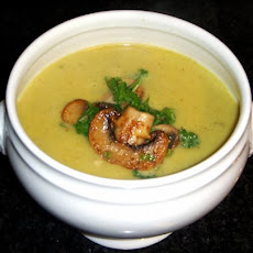 Curried Savoy Cabbage Soup With Mushrooms