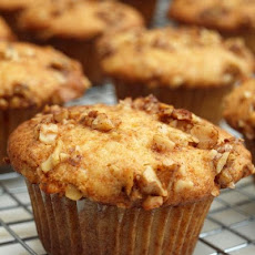 Banana Honey-Walnut Muffins