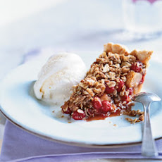 Pear-Cranberry Pie with Oatmeal Streusel