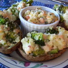 Broccoli and Shrimp-Stuffed Potatoes