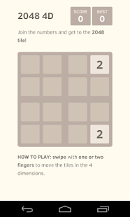 How to install 2048 4D - THE MISSING VERSION 2.0 apk for laptop