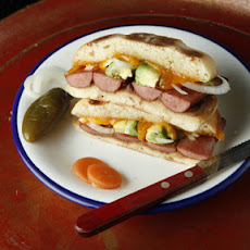 Grilled Hot Dog Tortas (Tortas de salchicha)