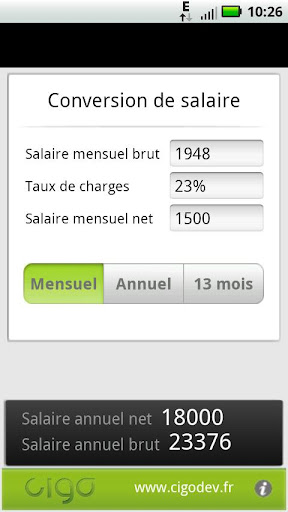 Salaire BrutNet