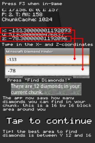 【免費工具App】MC diamond finder-APP點子