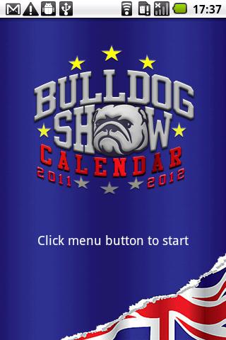 Bulldog Show Calendar