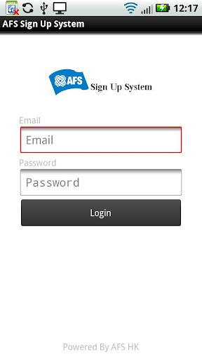 AFS Sign Up System