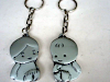 Lote 100 Llaveros Metalicos Para Eventos Pewter