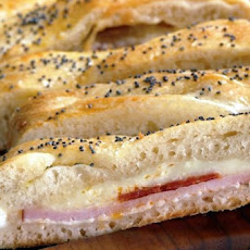 Braided Stuffed Pizza Bread