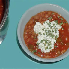 Different Baked Beans With Orange & Salsa