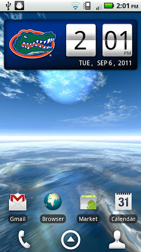 Florida Gators Clock Widget