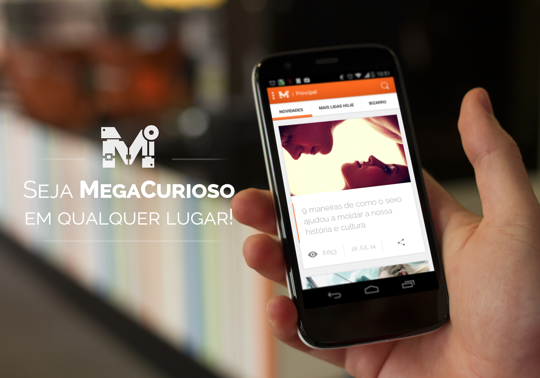 Android application Mega Curioso screenshort