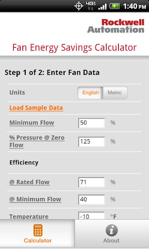 Fan Energy Savings Calculator