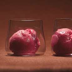 Cranberry and Vanilla Bean Sorbet