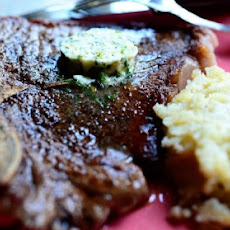 T-Bone Steaks with Hotel Butter
