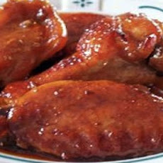 Sweet and Gooey Chicken Wings