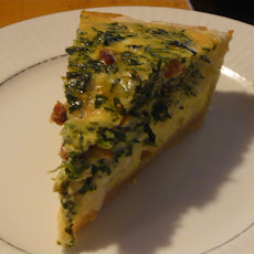 Earthy Herb Spinach and Bacon Frittata