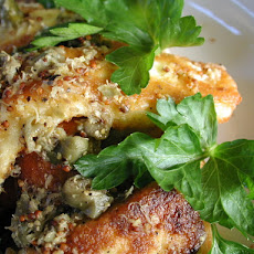Fried Halloumi Cheese With Lime and Caper Dressing