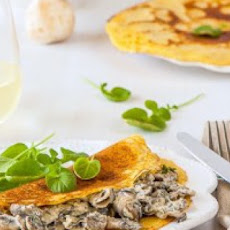 Mushroom crepes