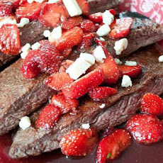 Strawberry-Balsamic Flank Steak