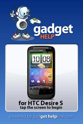 HTC Desire S Gadget Help