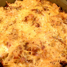 Bacon, Cheddar, Spinach and Tomato Strata