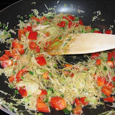 Stir-Fried Cabbage With Ginger, Soy, Garlic and Balsamic