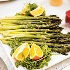 Roasted Asparagus with Dijon-Lemon Sauce