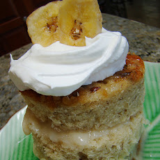 Rice Cake With Almond Butter and Bananas