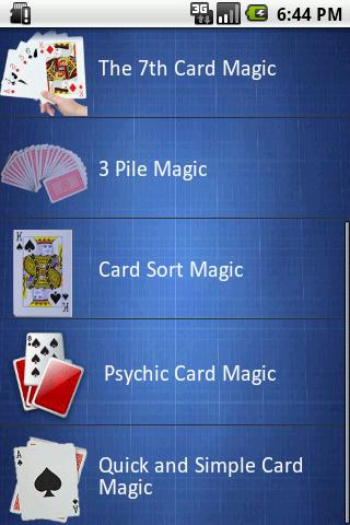 Card Magic Tricks