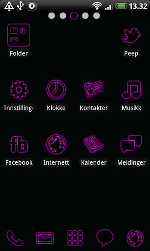 免費下載個人化APP|Neon Pink GO Launcher EX Theme app開箱文|APP開箱王