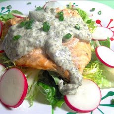 Chilled Salmon With Herb Mayonnaise