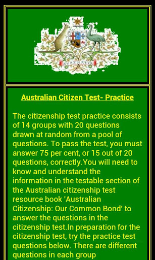 Citizenship Test - Australian