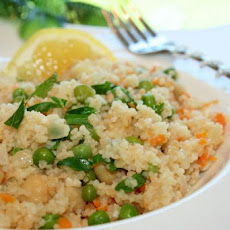 Quick Moroccan Chickpea and Vegetable Couscous