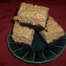 Peanut Butter Crispy Brownies