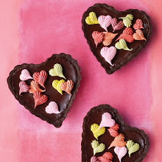 Chocolate Ganache Heart Tartlets