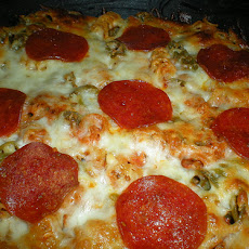 Crock Pot Pizza Casserole