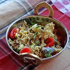 Comfort Fish and Chickpea Pilaf
