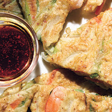 Shrimp and Green Onion Pancakes