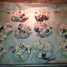 Doubleberry Drop Scones