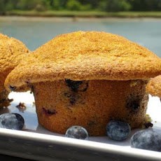 Fresh Blueberry Sour Cream Muffins