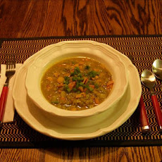 Crock Pot Curry Split Pea Soup