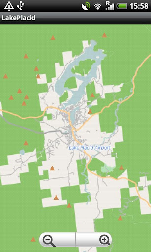 Lake Placid Saranac Lake map