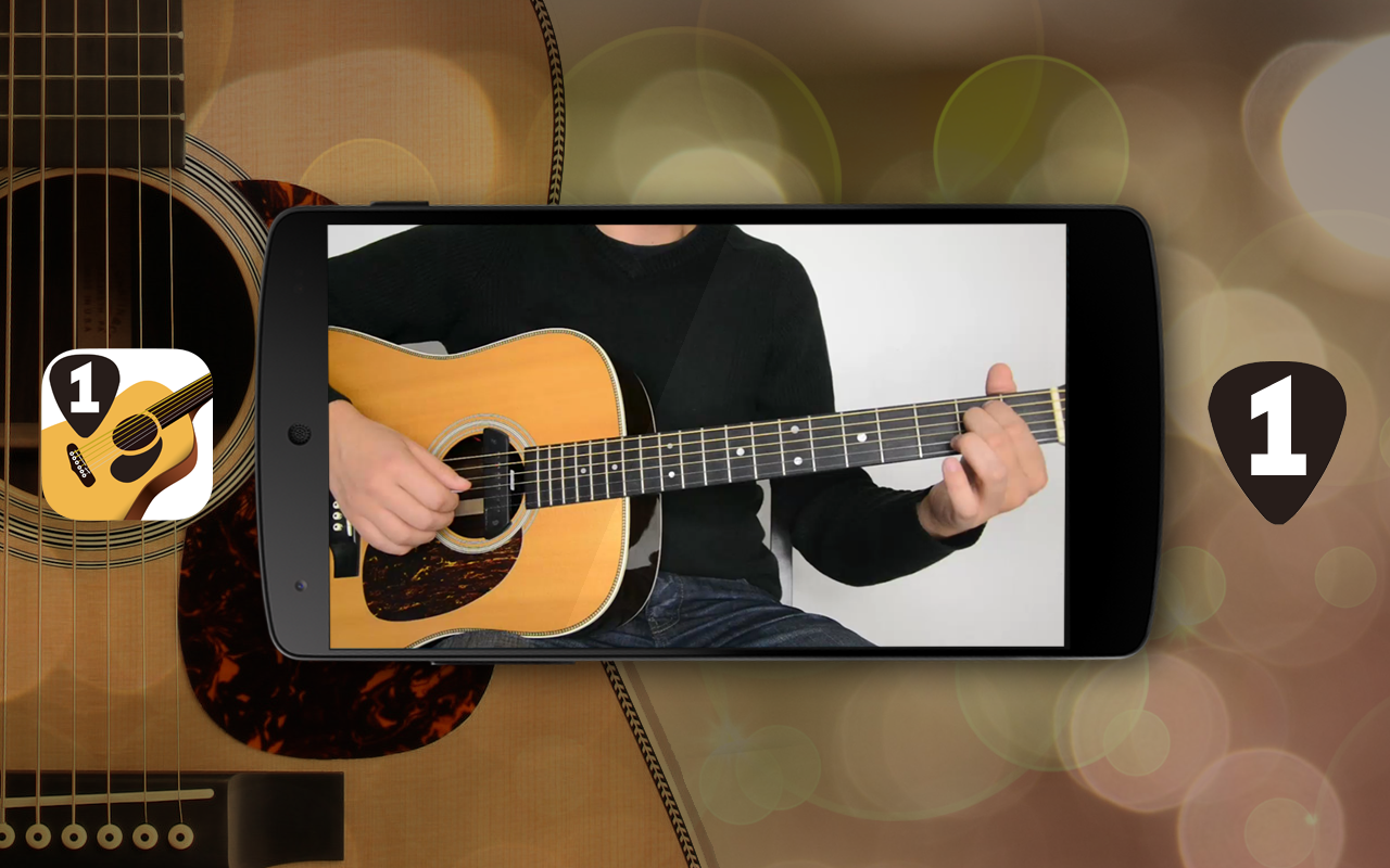 Android application Guitar Lessons Beginners screenshort