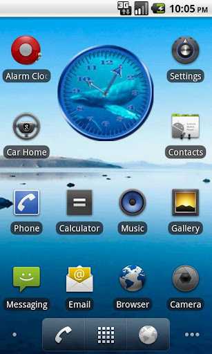 Whale Humpback 1 Analog Clock