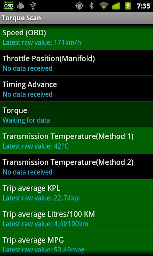 TorqueScan Torque OBD Plugin